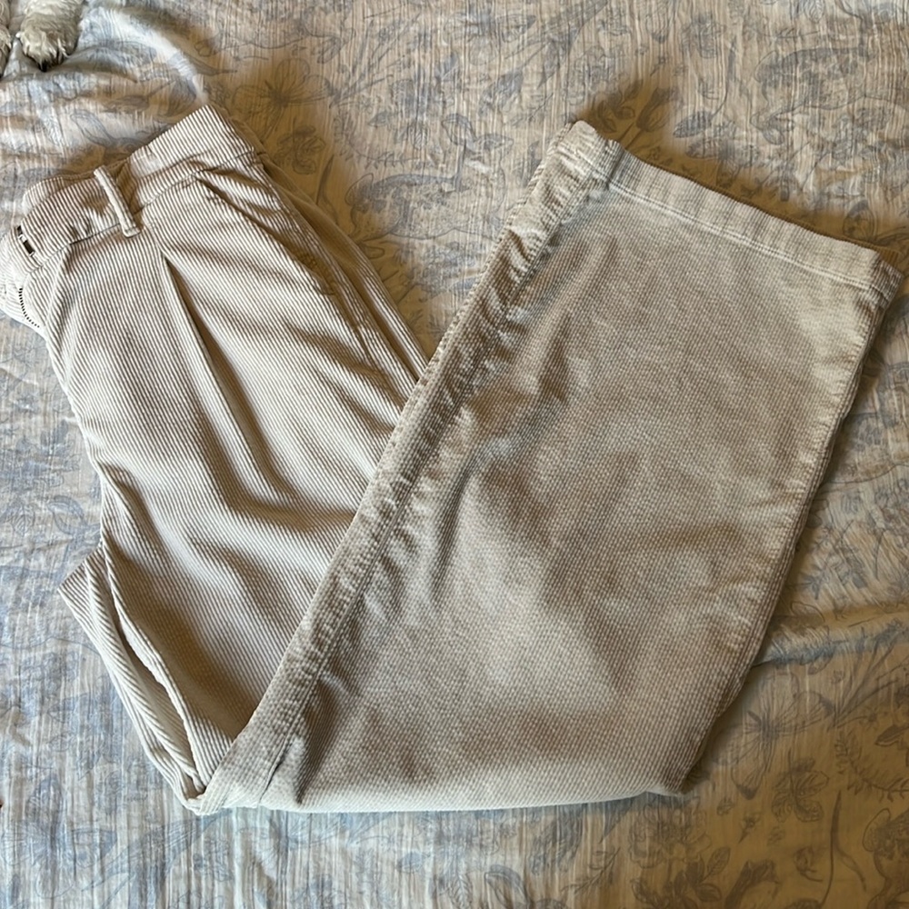 American Eagle Outfitters Tan Wide Leg Jumpsuit